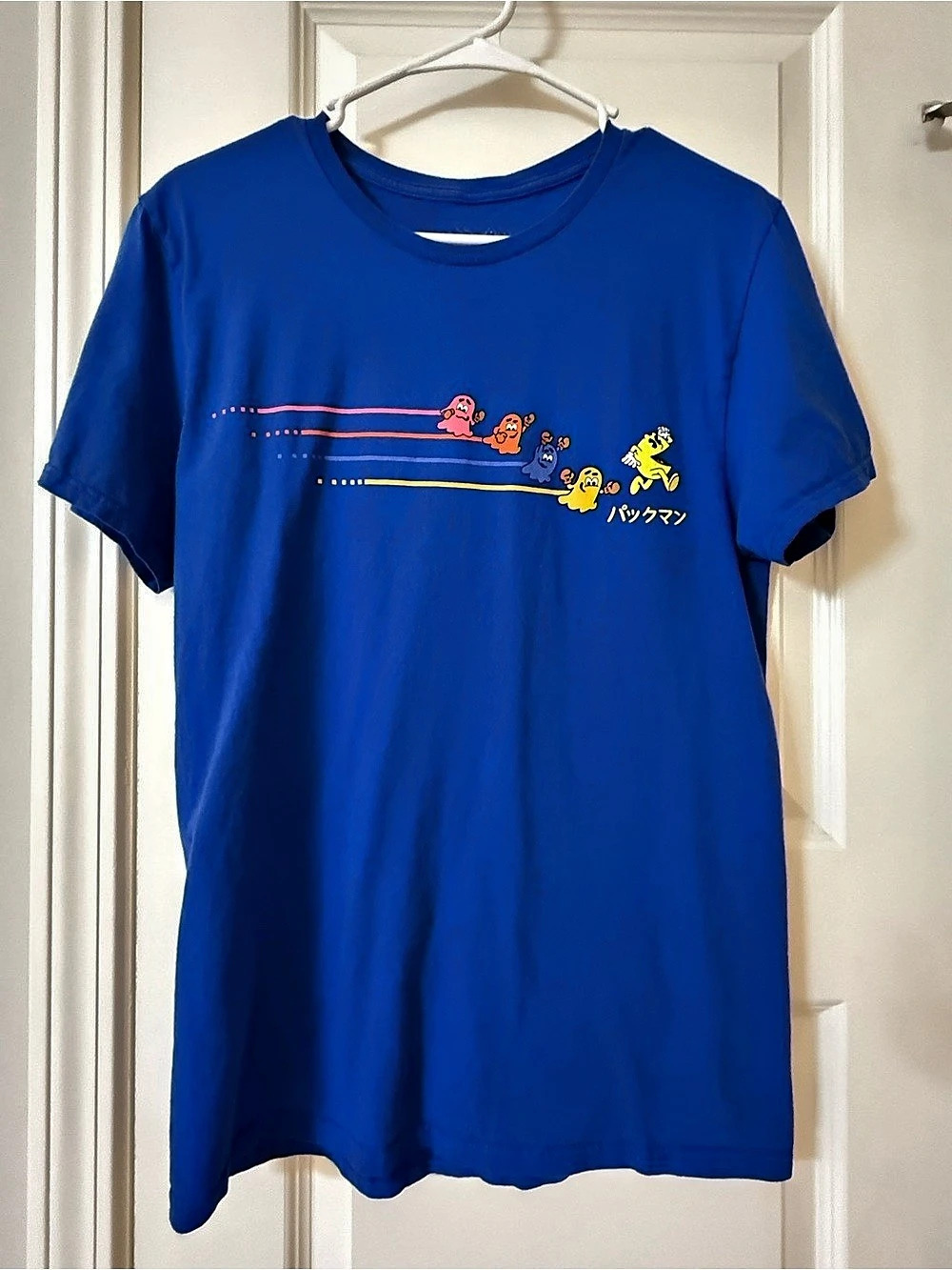 Loot Crate Pac-Man LootWear T-Shirt Medium Blue
